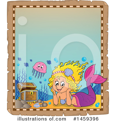 Royalty-Free (RF) Mermaid Clipart Illustration by visekart - Stock Sample #1459396