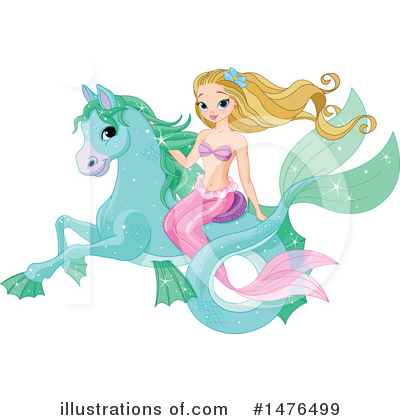 Mermaid Clipart #1476499 by Pushkin