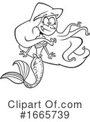 Mermaid Clipart #1665739 by toonaday