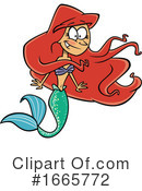 Mermaid Clipart #1665772 by toonaday