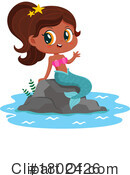 Mermaid Clipart #1802426 by Hit Toon