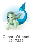 Mermaid Clipart #217226 by Pushkin