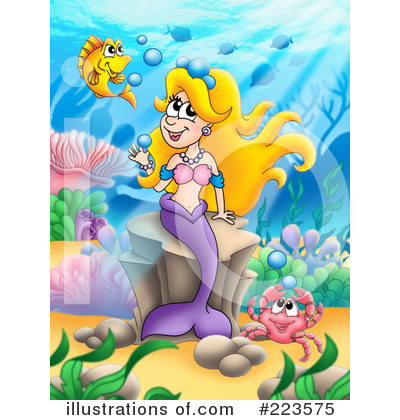 Mermaid Clipart #223575 by visekart