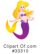 Mermaid Clipart #33310 by Alex Bannykh