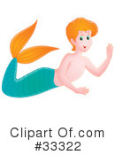 Mermaid Clipart #33322 by Alex Bannykh