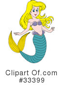 Mermaid Clipart #33399 by Alex Bannykh