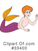 Mermaid Clipart #33400 by Alex Bannykh