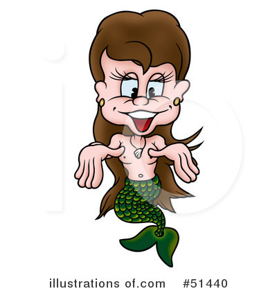 Mermaid Clipart #51440 by dero