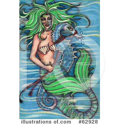 Royalty-Free (RF) Mermaid Clipart Illustration by LoopyLand - Stock Sample #62928