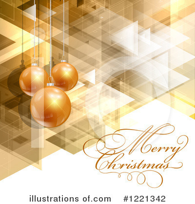 Royalty-Free (RF) Merry Christmas Clipart Illustration by KJ Pargeter - Stock Sample #1221342