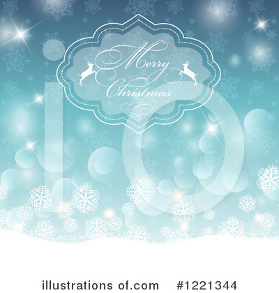 Royalty-Free (RF) Merry Christmas Clipart Illustration by KJ Pargeter - Stock Sample #1221344