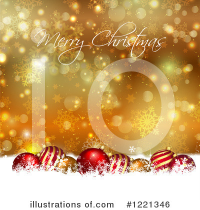 Royalty-Free (RF) Merry Christmas Clipart Illustration by KJ Pargeter - Stock Sample #1221346