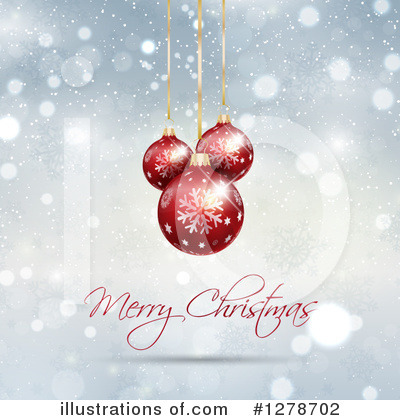 Royalty-Free (RF) Merry Christmas Clipart Illustration by KJ Pargeter - Stock Sample #1278702