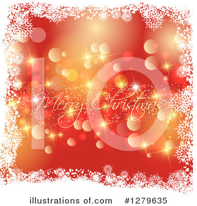 Royalty-Free (RF) Merry Christmas Clipart Illustration by KJ Pargeter - Stock Sample #1279635