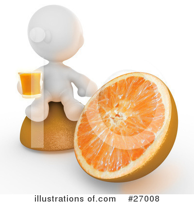Oranges Clipart #27008 by Leo Blanchette