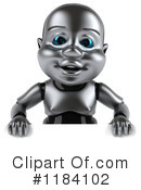 Metal Baby Robot Clipart #1184102 by Julos