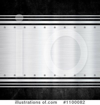 Royalty-Free (RF) Metal Background Clipart Illustration by KJ Pargeter - Stock Sample #1100082