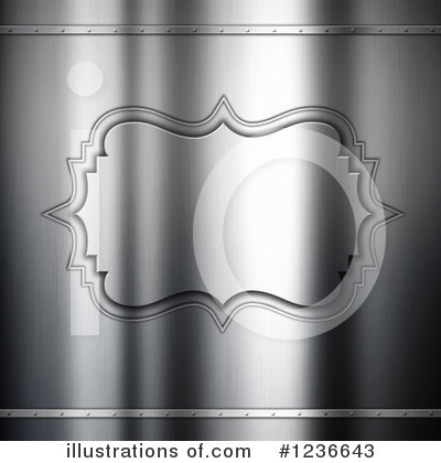 Royalty-Free (RF) Metal Background Clipart Illustration by KJ Pargeter - Stock Sample #1236643