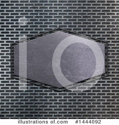 Royalty-Free (RF) Metal Background Clipart Illustration by KJ Pargeter - Stock Sample #1444092