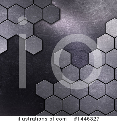 Royalty-Free (RF) Metal Background Clipart Illustration by KJ Pargeter - Stock Sample #1446327