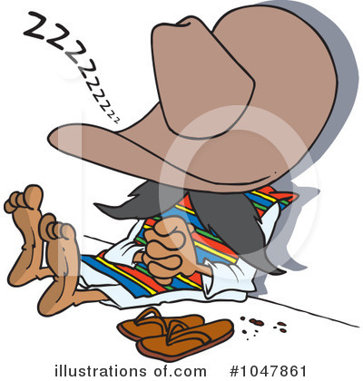 Royalty-Free (RF) Mexican Clipart Illustration by toonaday - Stock Sample #1047861