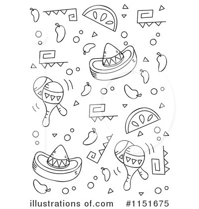 Royalty-Free (RF) Mexican Clipart Illustration by Cory Thoman - Stock Sample #1151675
