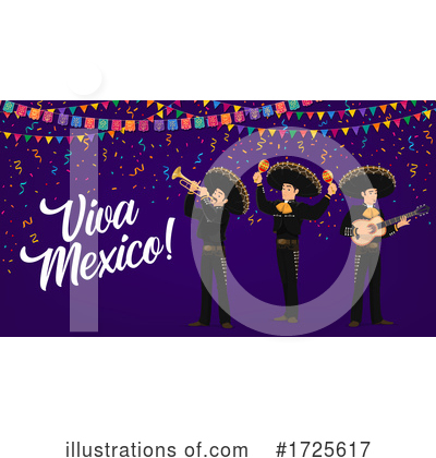 Mariachi Band Clipart #1725617 by Vector Tradition SM
