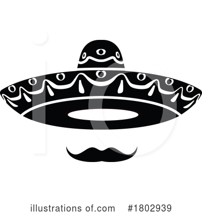 Sombrero Clipart #1802939 by Vector Tradition SM