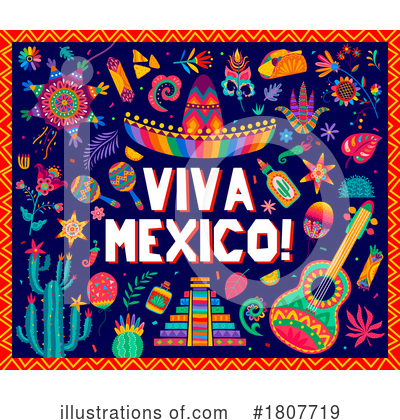 Royalty-Free (RF) Mexican Clipart Illustration by Vector Tradition SM - Stock Sample #1807719