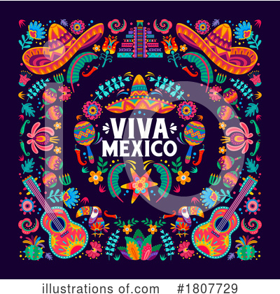 Royalty-Free (RF) Mexican Clipart Illustration by Vector Tradition SM - Stock Sample #1807729
