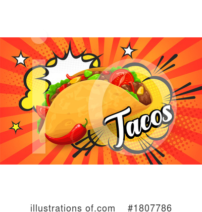 Taco Clipart #1807786 by Vector Tradition SM