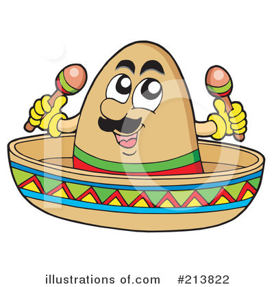 Royalty-Free (RF) Mexican Clipart Illustration by visekart - Stock Sample #213822