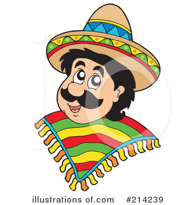 Royalty-Free (RF) Mexican Clipart Illustration by visekart - Stock Sample #214239