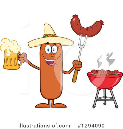 Grill Clipart #1294090 by Hit Toon