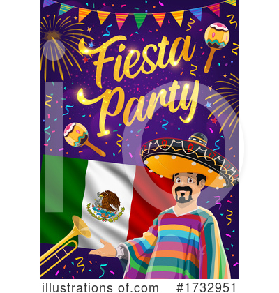 Fiesta Clipart #1732951 by Vector Tradition SM