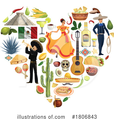 Royalty-Free (RF) Mexico Clipart Illustration by Vector Tradition SM - Stock Sample #1806843
