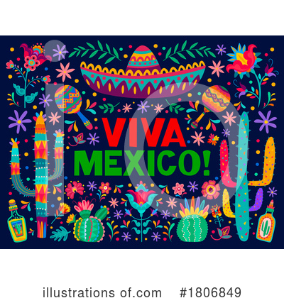 Royalty-Free (RF) Mexico Clipart Illustration by Vector Tradition SM - Stock Sample #1806849