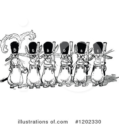 Royalty-Free (RF) Mice Clipart Illustration by Prawny Vintage - Stock Sample #1202330