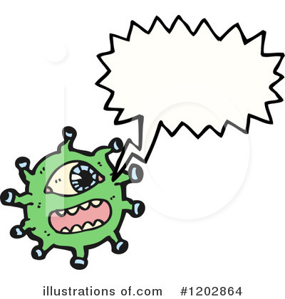 Royalty-Free (RF) Microbe Clipart Illustration by lineartestpilot - Stock Sample #1202864