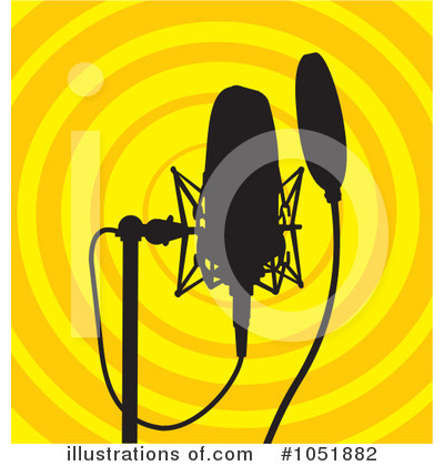 Royalty-Free (RF) Microphone Clipart Illustration by Any Vector - Stock Sample #1051882