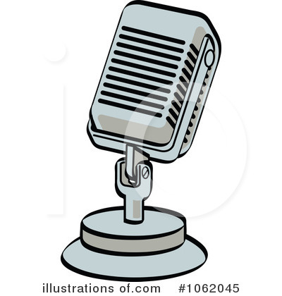 Royalty-Free (RF) Microphone Clipart Illustration by Andy Nortnik - Stock Sample #1062045