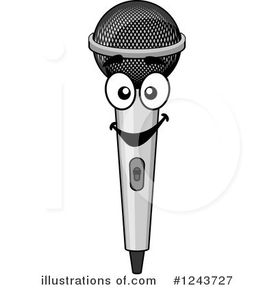 Royalty-Free (RF) Microphone Clipart Illustration by Vector Tradition SM - Stock Sample #1243727