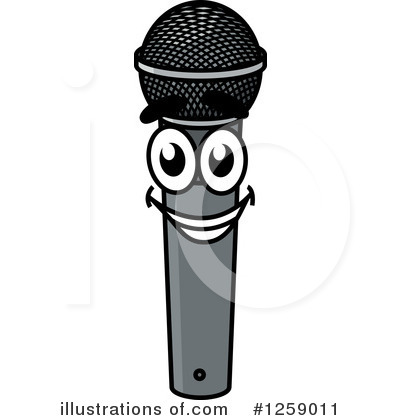 Royalty-Free (RF) Microphone Clipart Illustration by Vector Tradition SM - Stock Sample #1259011
