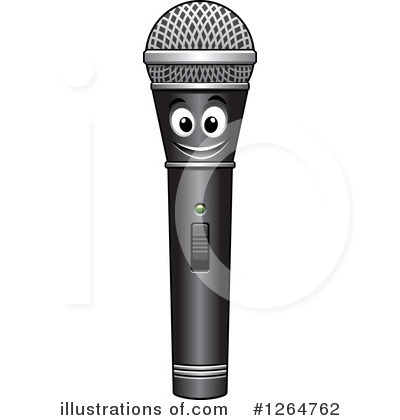 Royalty-Free (RF) Microphone Clipart Illustration by Vector Tradition SM - Stock Sample #1264762
