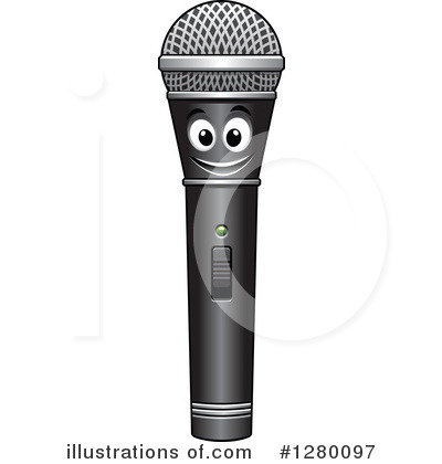Royalty-Free (RF) Microphone Clipart Illustration by Vector Tradition SM - Stock Sample #1280097