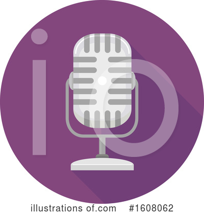 Royalty-Free (RF) Microphone Clipart Illustration by BNP Design Studio - Stock Sample #1608062