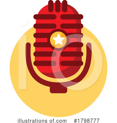 Royalty-Free (RF) Microphone Clipart Illustration by Vector Tradition SM - Stock Sample #1798777