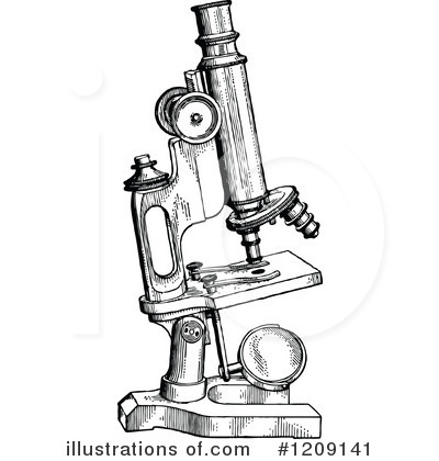 Microscope Clipart #1209141 by Prawny Vintage