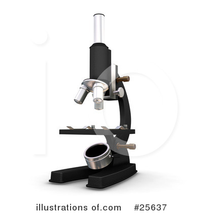 Royalty-Free (RF) Microscope Clipart Illustration by KJ Pargeter - Stock Sample #25637