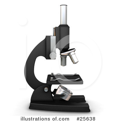 Royalty-Free (RF) Microscope Clipart Illustration by KJ Pargeter - Stock Sample #25638